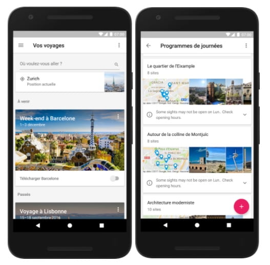 Google poursuit son chemin dans le secteur du tourisme avec Google Trips